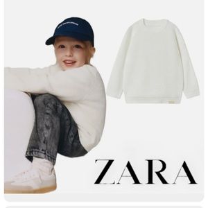 Zara White Knit Sweaters - Boys - Brand New Never Worn Size 4-5 and 5-6.